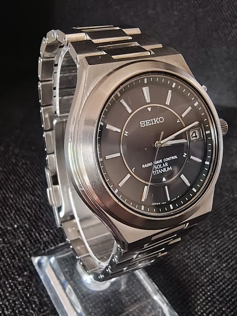 SEIKO 7B22-0AF0 Watch Titanium 41.2mm 17.8cm (Adjustable)