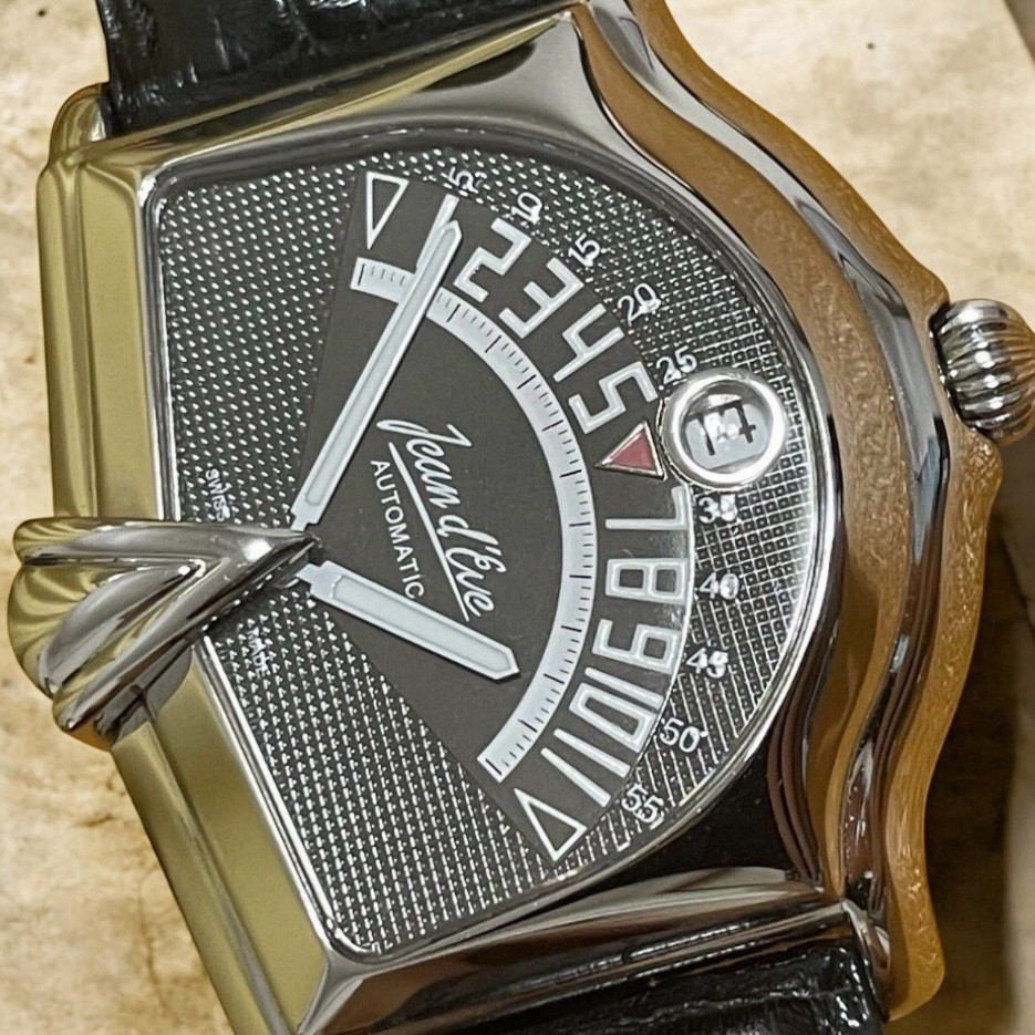 Jean D’Eve Sectora II Retrograde Automatic Watch Brand New W/ Stingray Strap