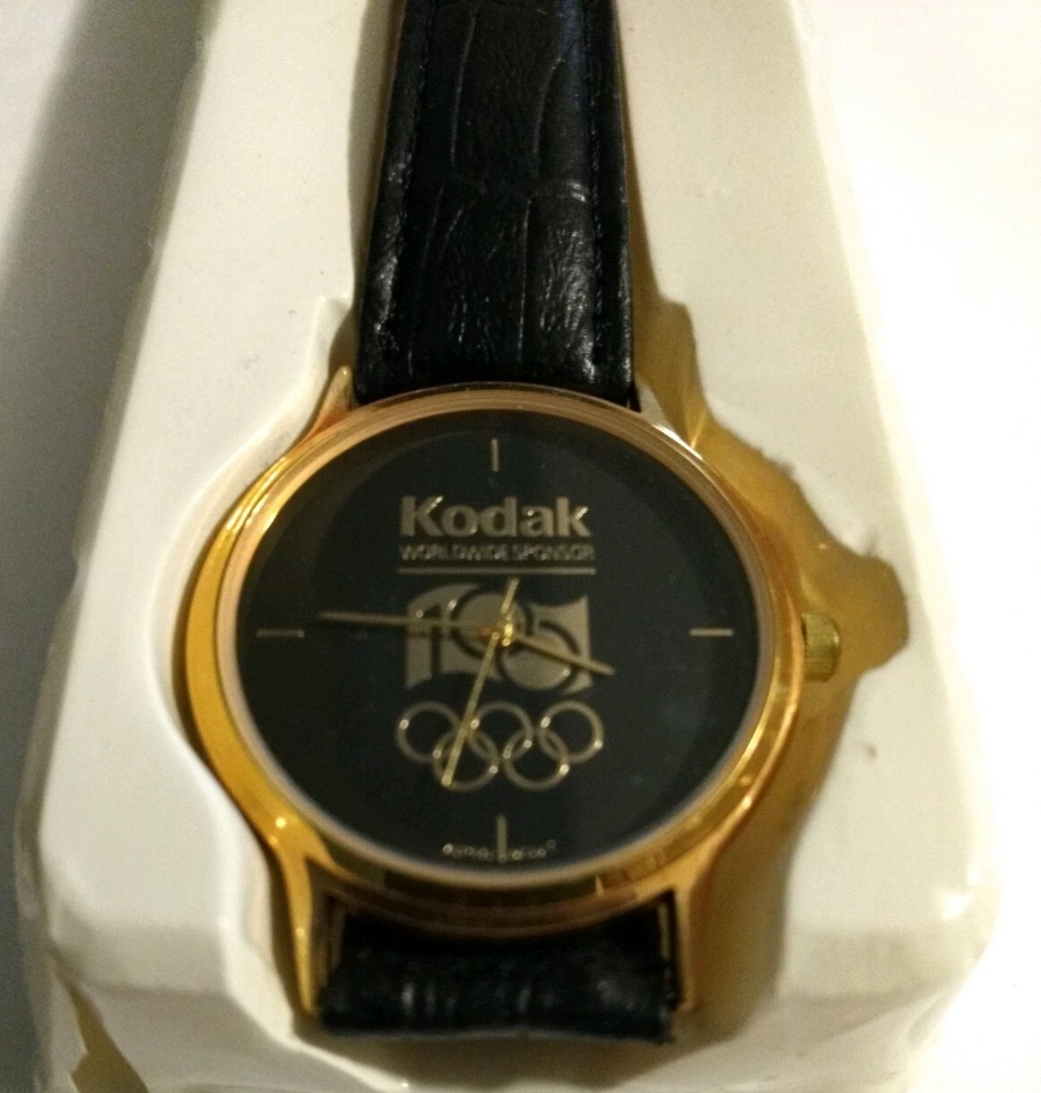 Collectible Kodak Olympic 1996 Quartz Mens Watch In Box