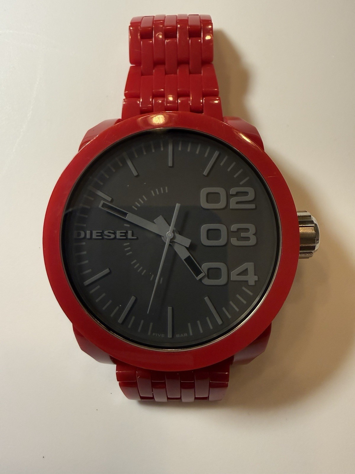 Diesel DZ1462 Only The Brave Red Men’s Watch Quartz 52mm