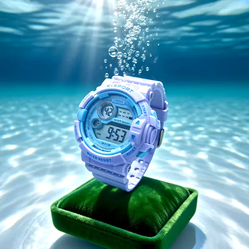 Waterproof Swimming Watch Digital Display Lightweight Sport wristwatch Gift New
