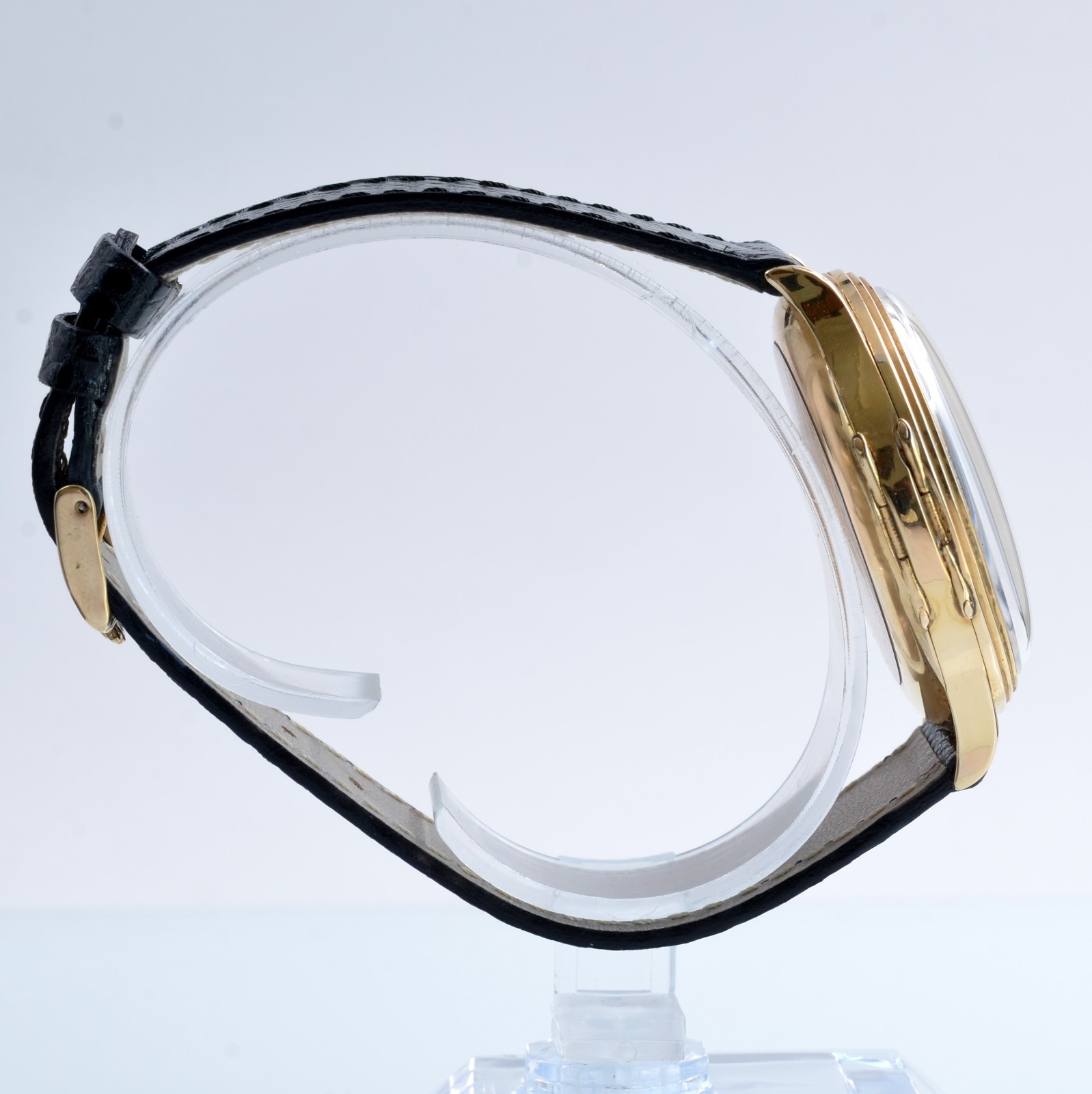EBERHARD & CO Pre-Extrafort Tri-compax Oversize yellow gold 18KT 1937 very rare