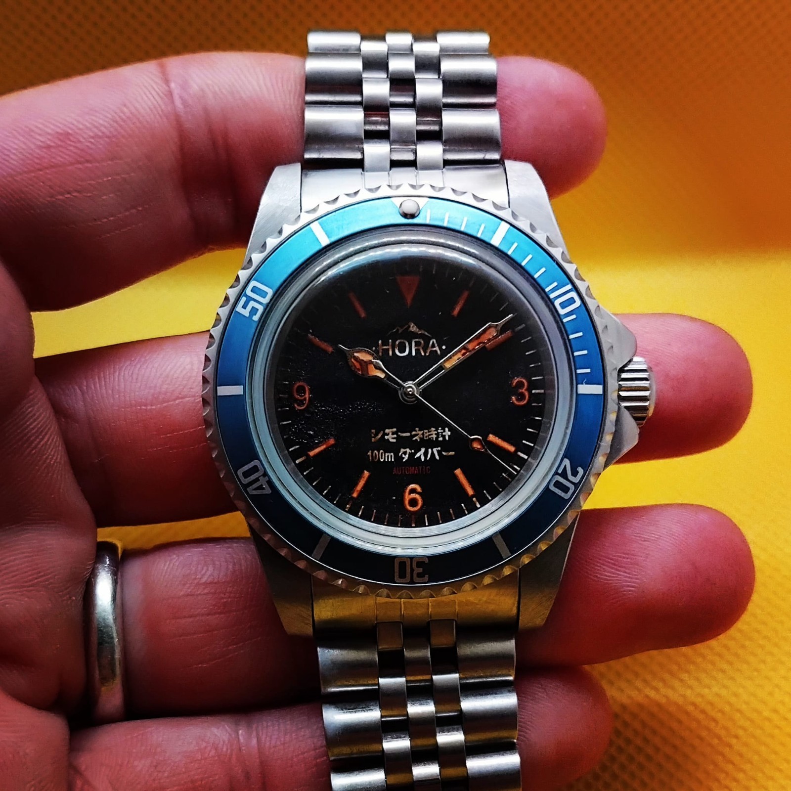 Vintage 39.5mm Automatic Movement Watch -Hora-
