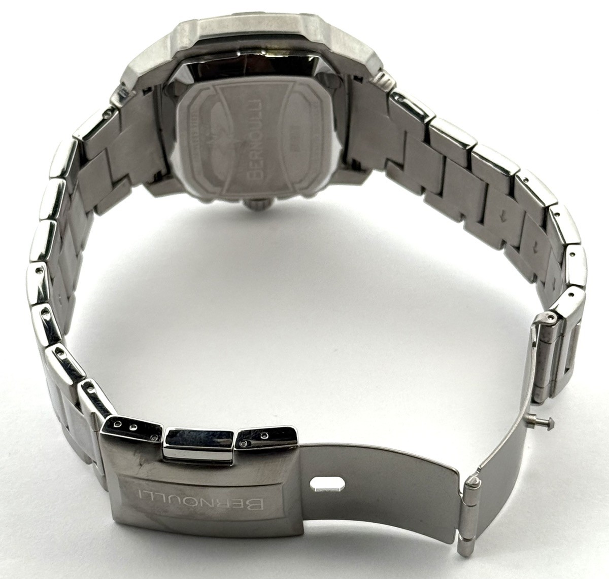 Bernoulli 0813M Dual Display Stainless Steel Men’s Watch (A1G013581)