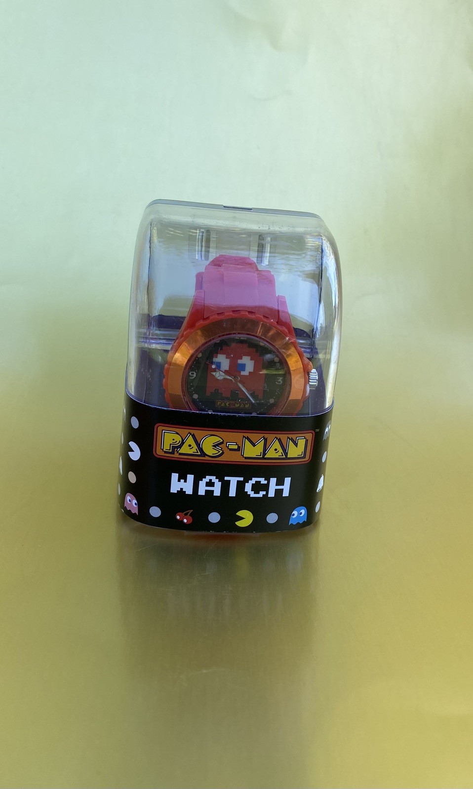 Pac-Man Watch Yellow Bandai Namco Used Collectible From Japan