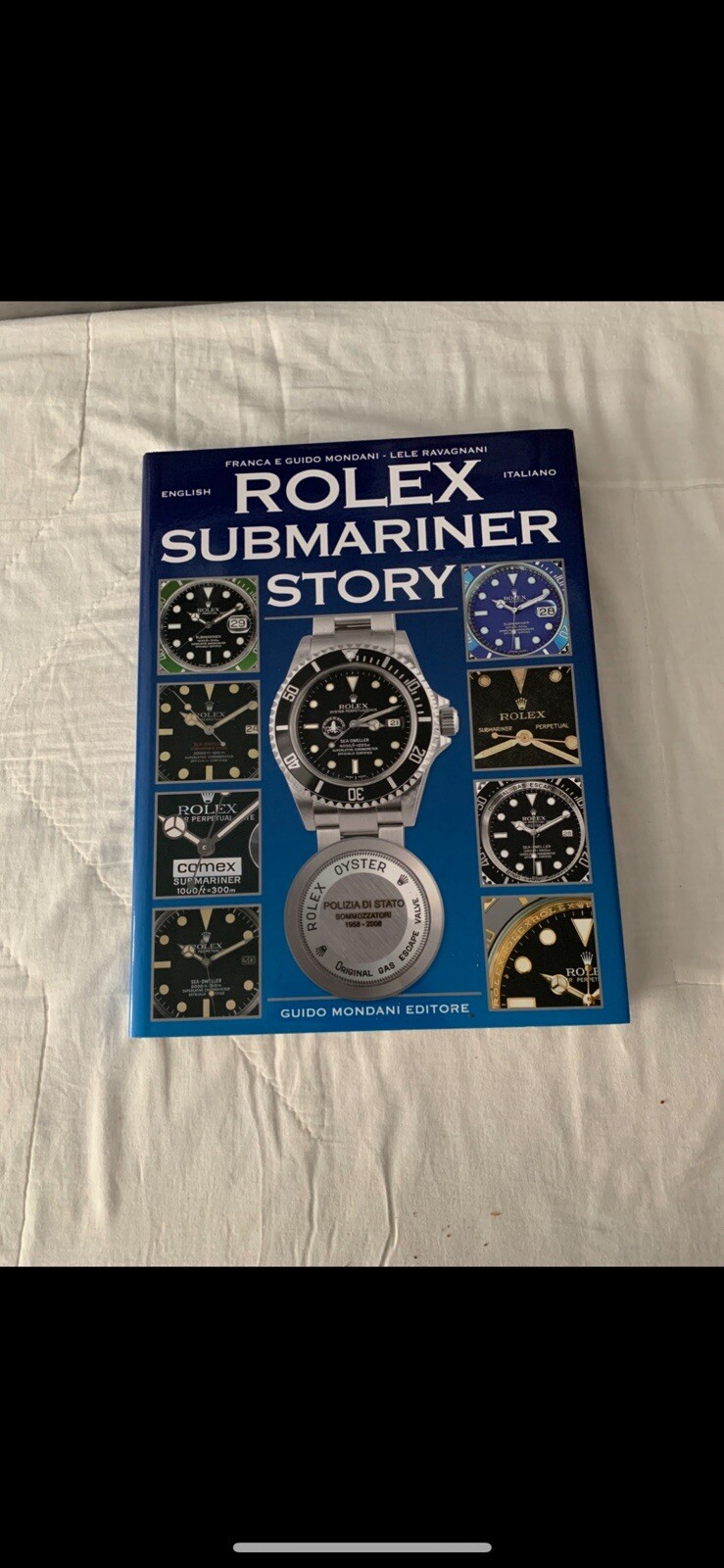 Rolex Submariner Story Book Italian/English Year 2009 2000 Copies