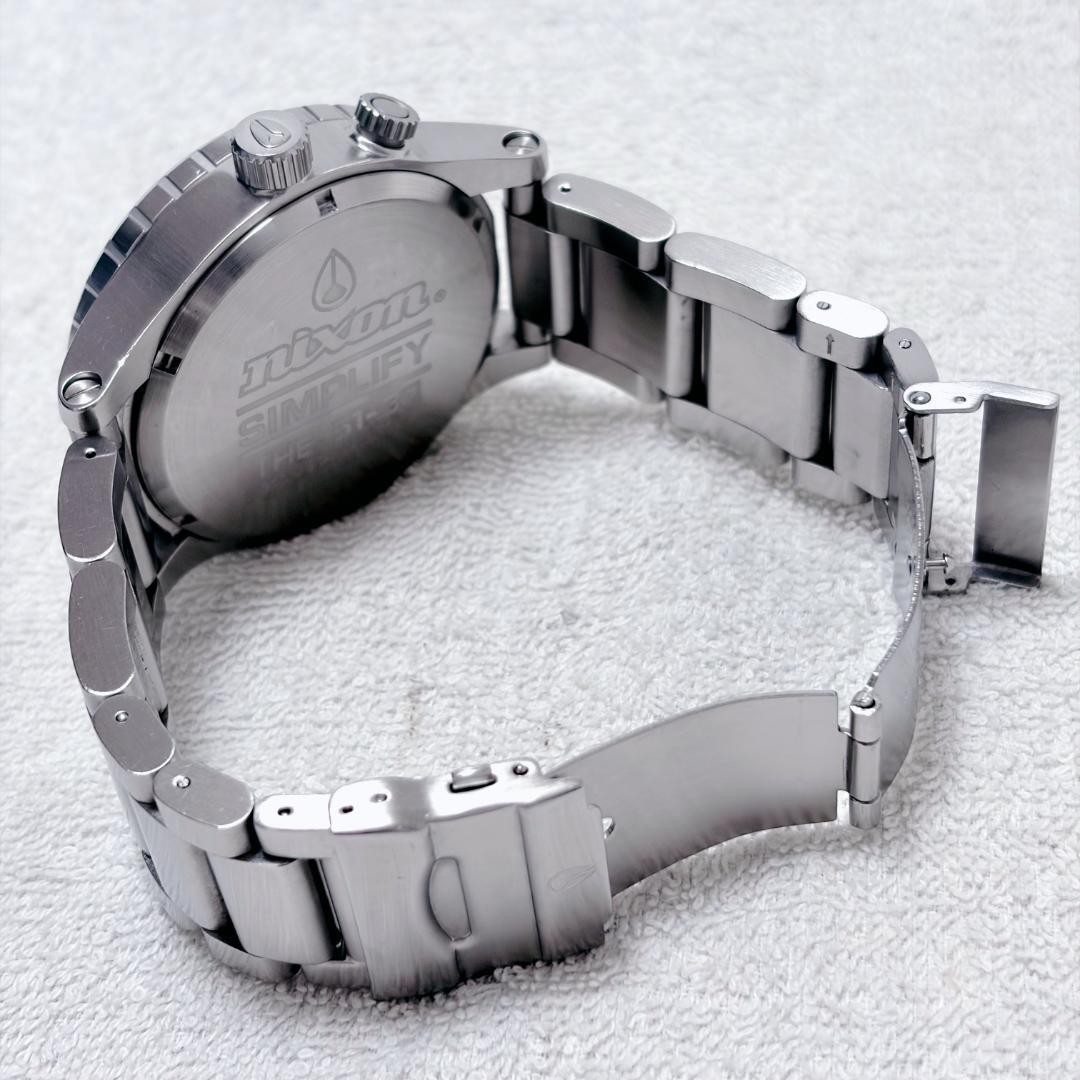 Rare Nixon 51-30 Simplify Tide Graph Silver [0341]