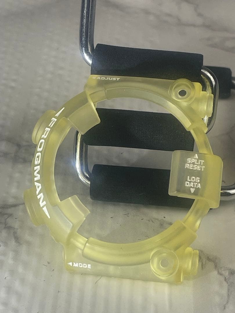 At that time DW-8200 DW-8250 Frogman genuine bezel belt white letters
