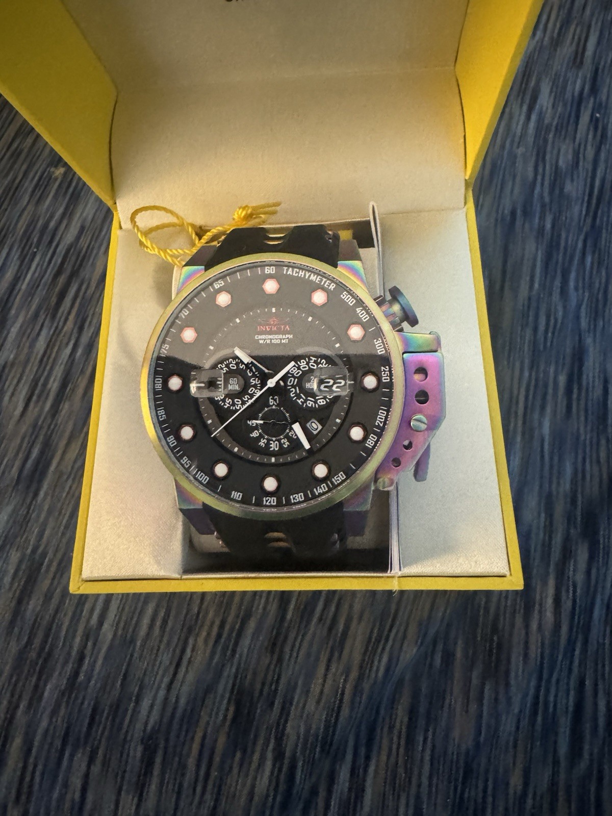 Invicta Men’s 25276 I-force Quartz Multifunction Black Dial Watch