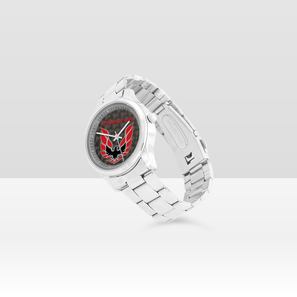 Custom Made Red Logo WS6 Firebird Trans Am Watch Classic Muscle Car Guy Dad Gift
