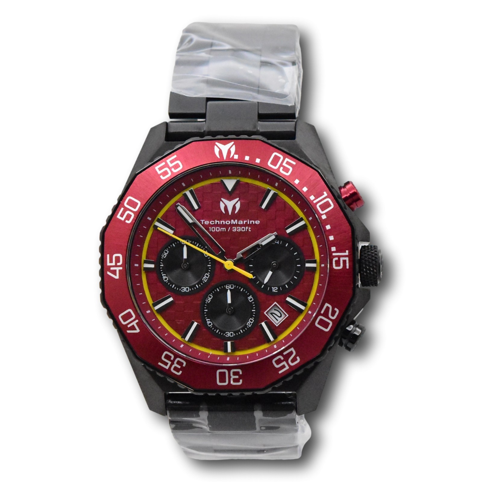 Technomarine Racing Legends Men’s 44mm Dark Red Chronograph Watch TM-525020