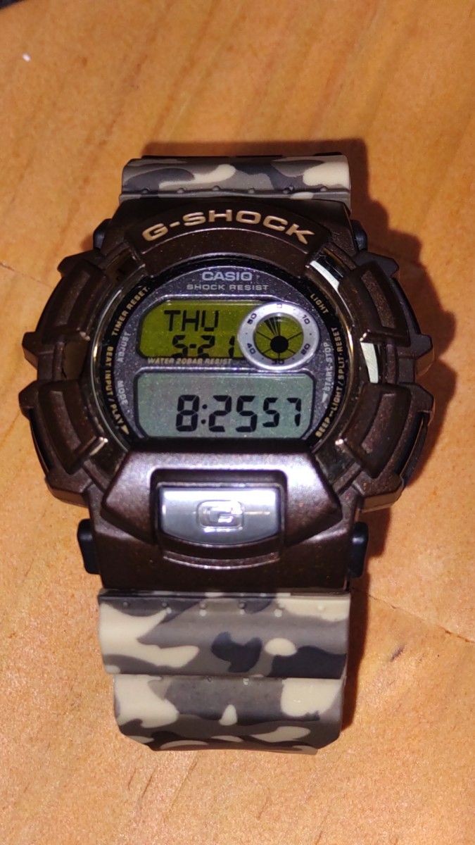 CASIO G SHOCK Camouflage Pattern Digital Watch DW 9500rl Vintage Belt Newly Repl