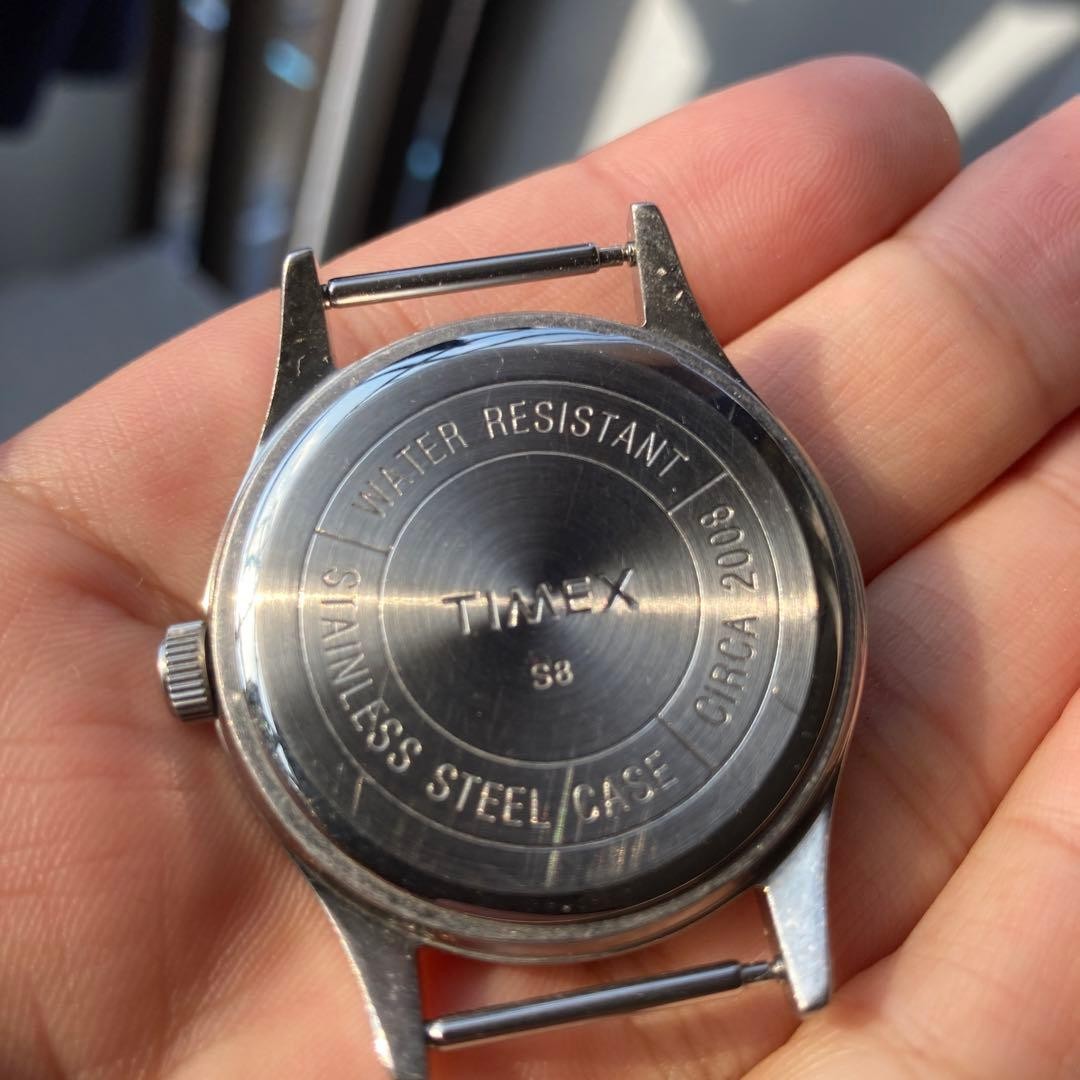 Timex J.Crew Collaboration Rare Classic Watch Black Nylon Strap