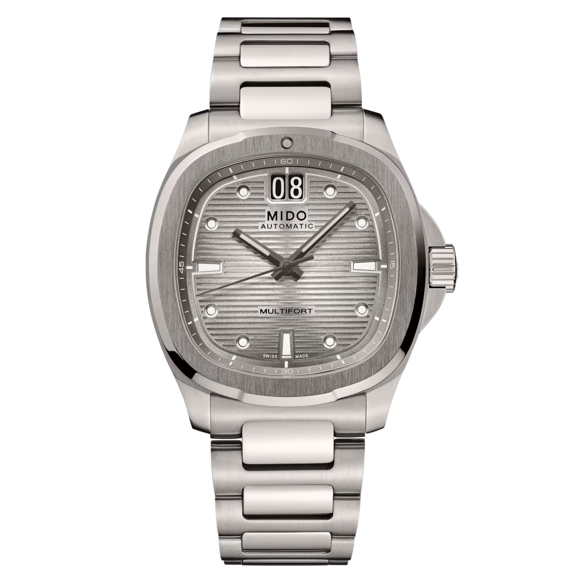 *BRAND NEW* Mido Multifort TV Big Date Gray Titanium Men’s Watch M0495264408100