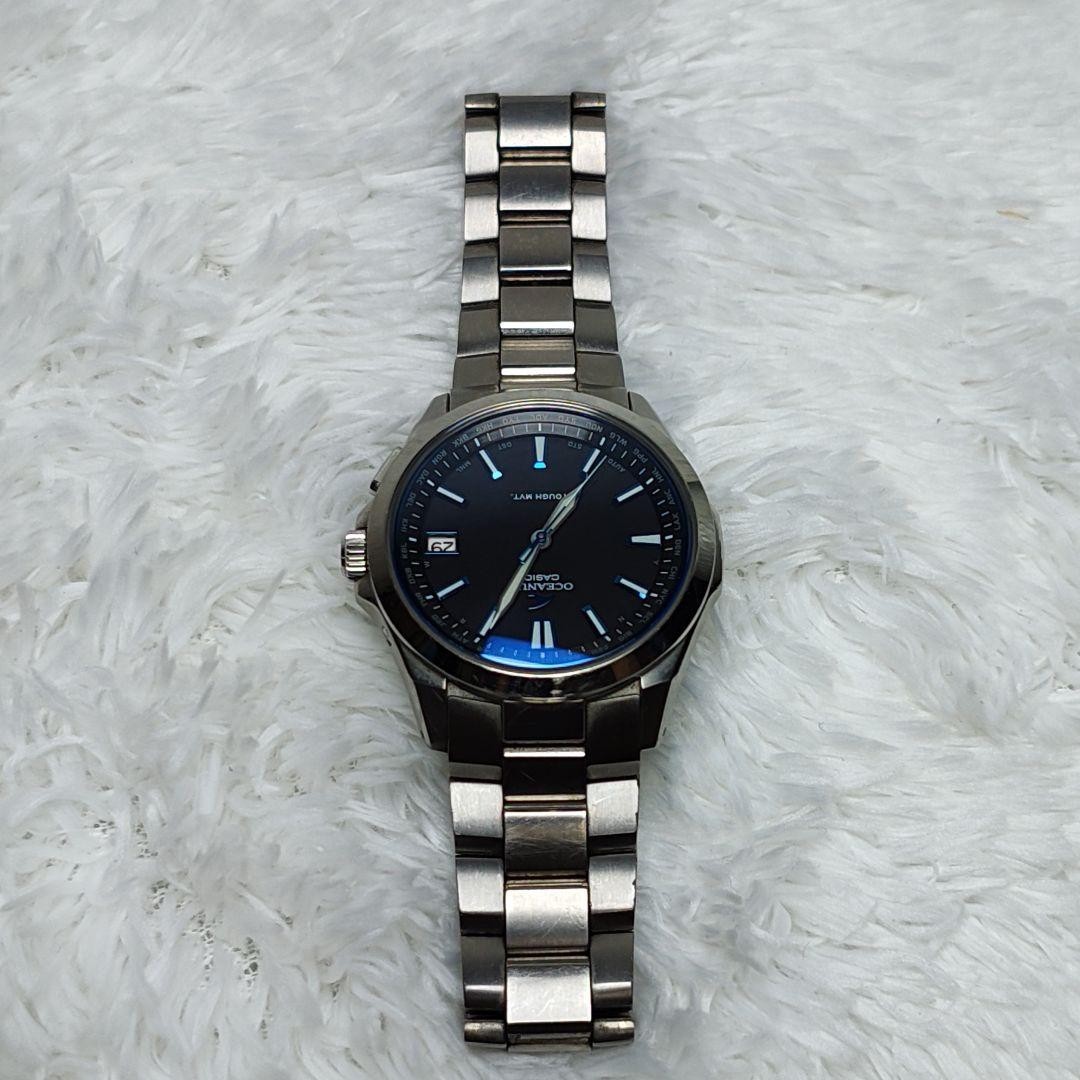 CASIO OCEANUS OCW-S100-1AJF Titanium Solar Radio Watch Sapphire