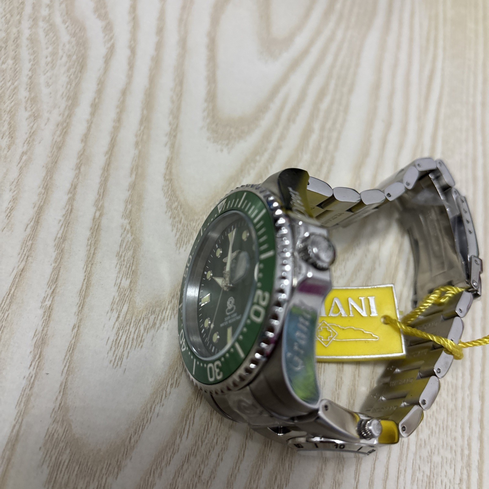 Invicta Dual Time Grand Diver Automatic Men’s Watch – 47mm,green 45811