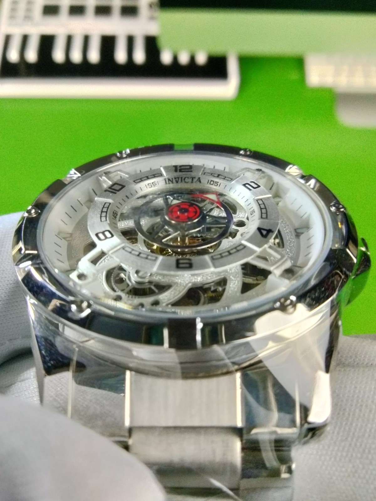 Invicta Racing Inter. Mechanical Automatic Stainless Steel Men’s Watch 21 Jewels