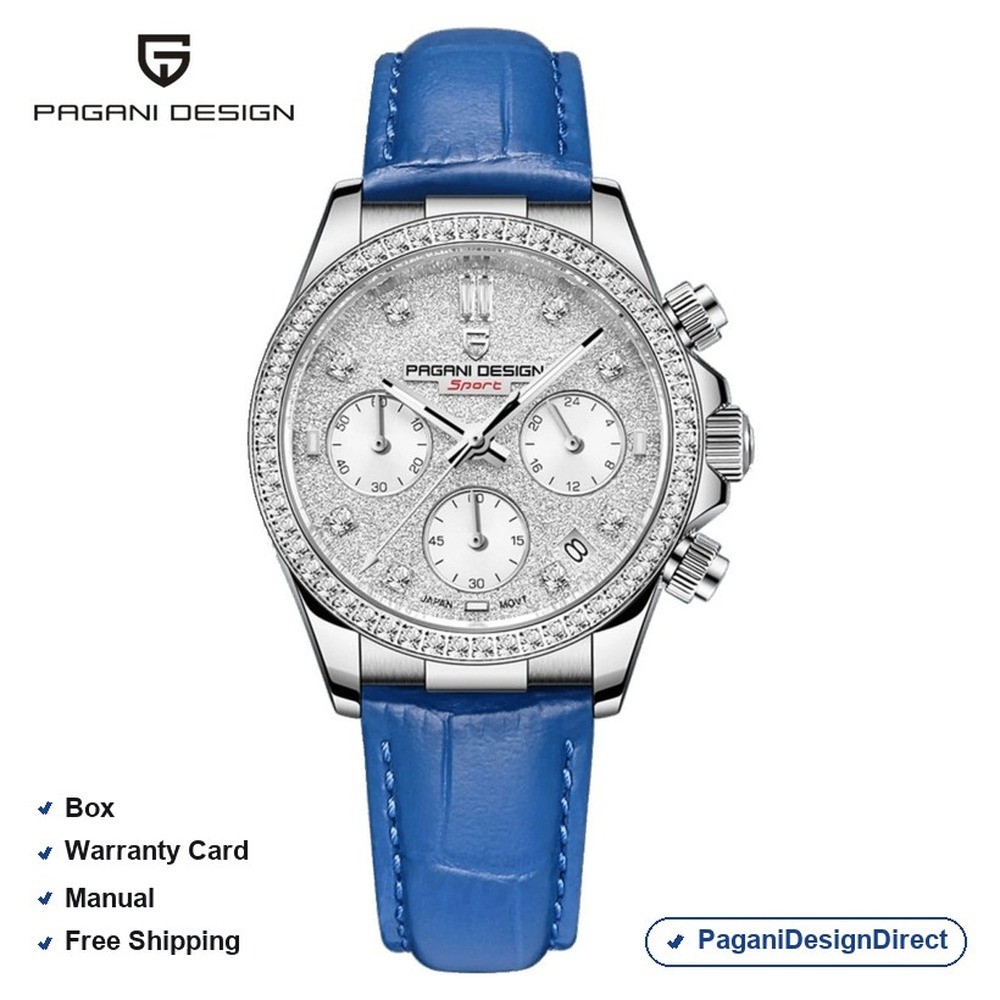 Pagani Design PD-1730 Blue Stainless Steel Quartz Women’s Watch