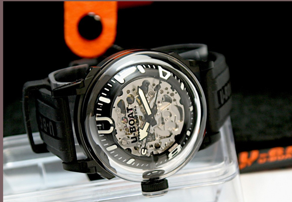 U-Boat U-65 Automatic 44mm 5atm Ref.: 3349 Black Unworn