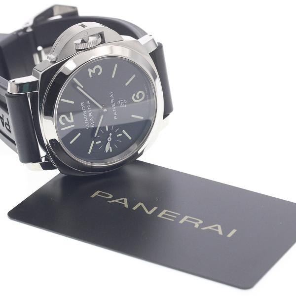 Officine Panerai Luminor Marina Logo Acciaio PAM01005 44mm SS Watch #C3650