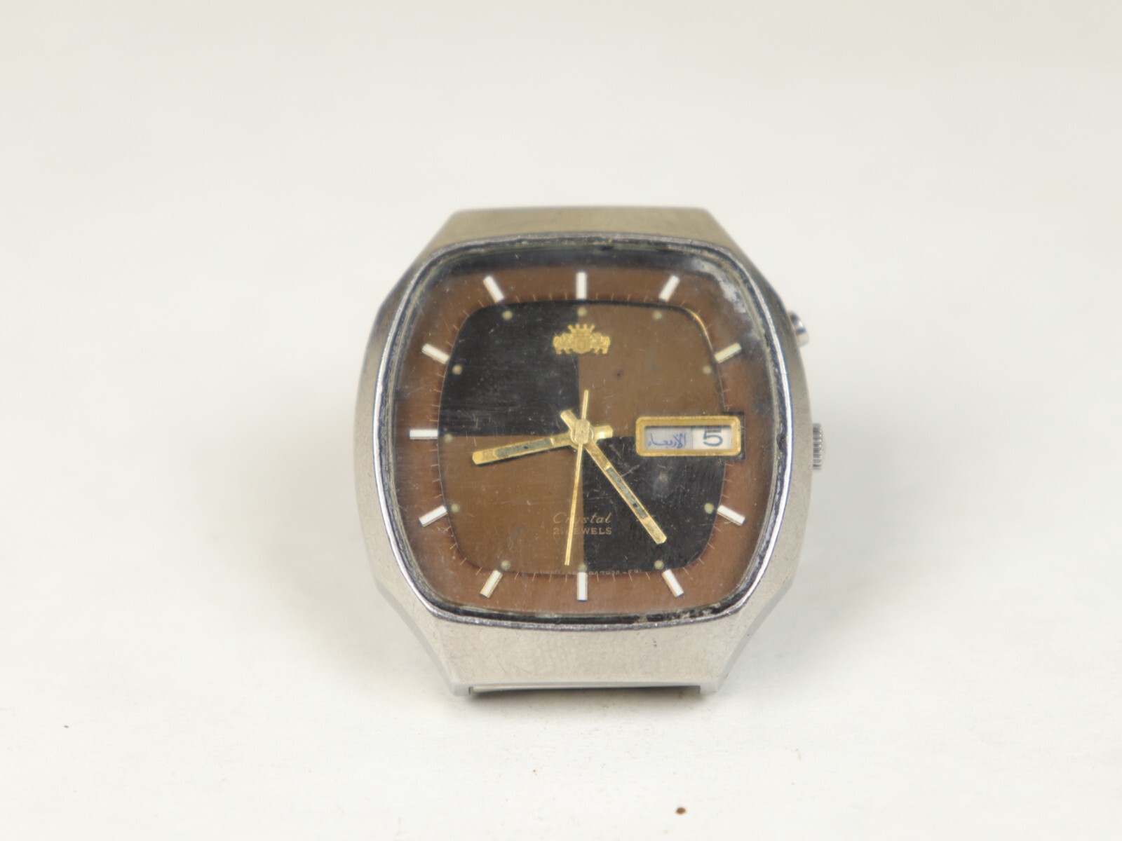 Orient Crystal Automatic G469792-4C CA Vintage Men Watch TV Case Mint Condition