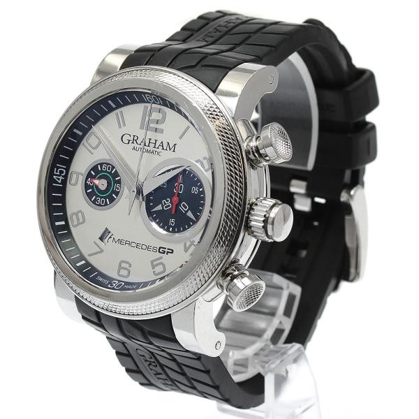 Graham Silverstone Mercedes GP Trackmaster 2MEAS.S01A 48mm SS Watch #C7083