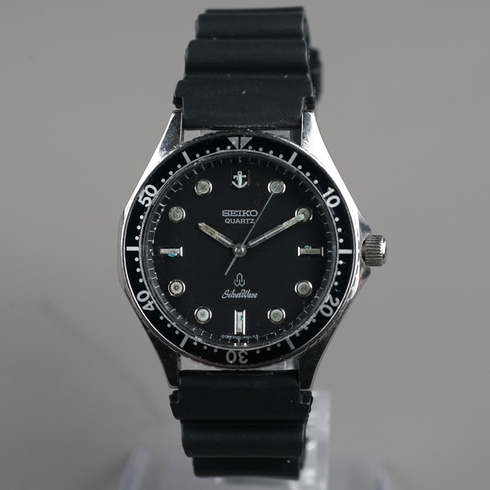 SEIKO 1980 VintageDiver SilverWave 6030-6000 Men’s 36mm Watch NewBattery NewBand