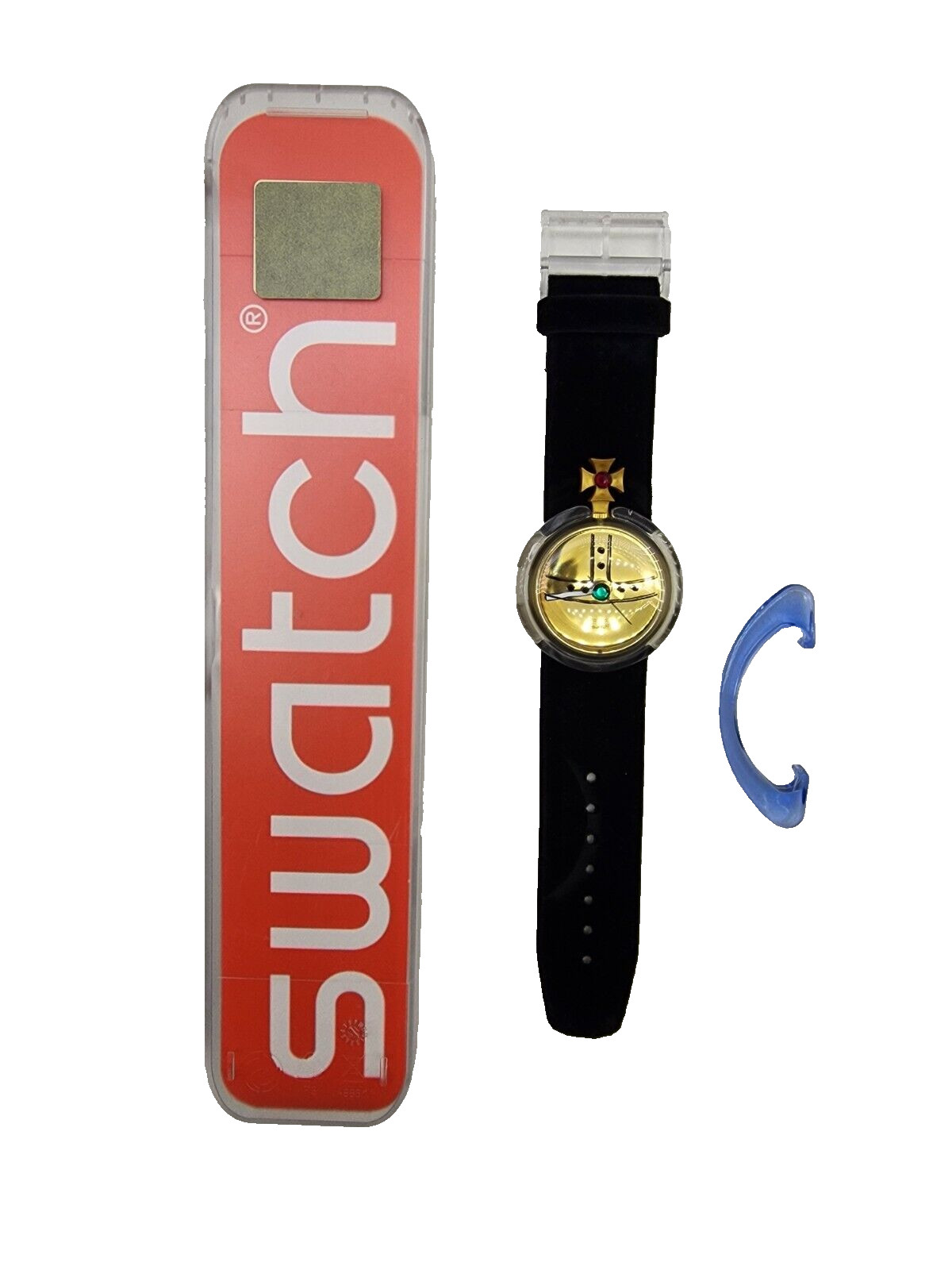 Vivienne Westwood Pop Swatch “Orb” Limited Edition Wristwatch Women Black
