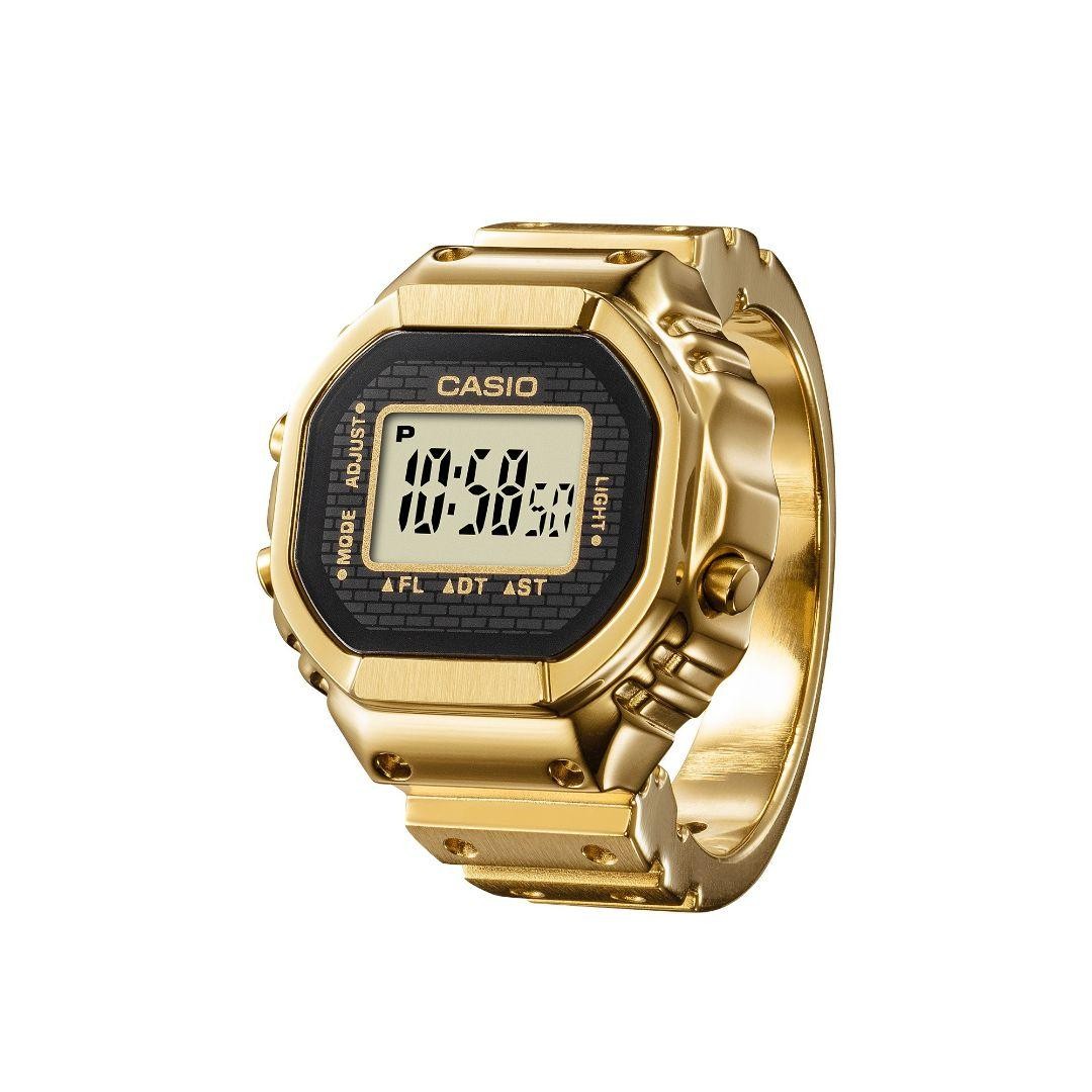 New CRW 001G 9JR Ring Watch Gold color with tag Casio