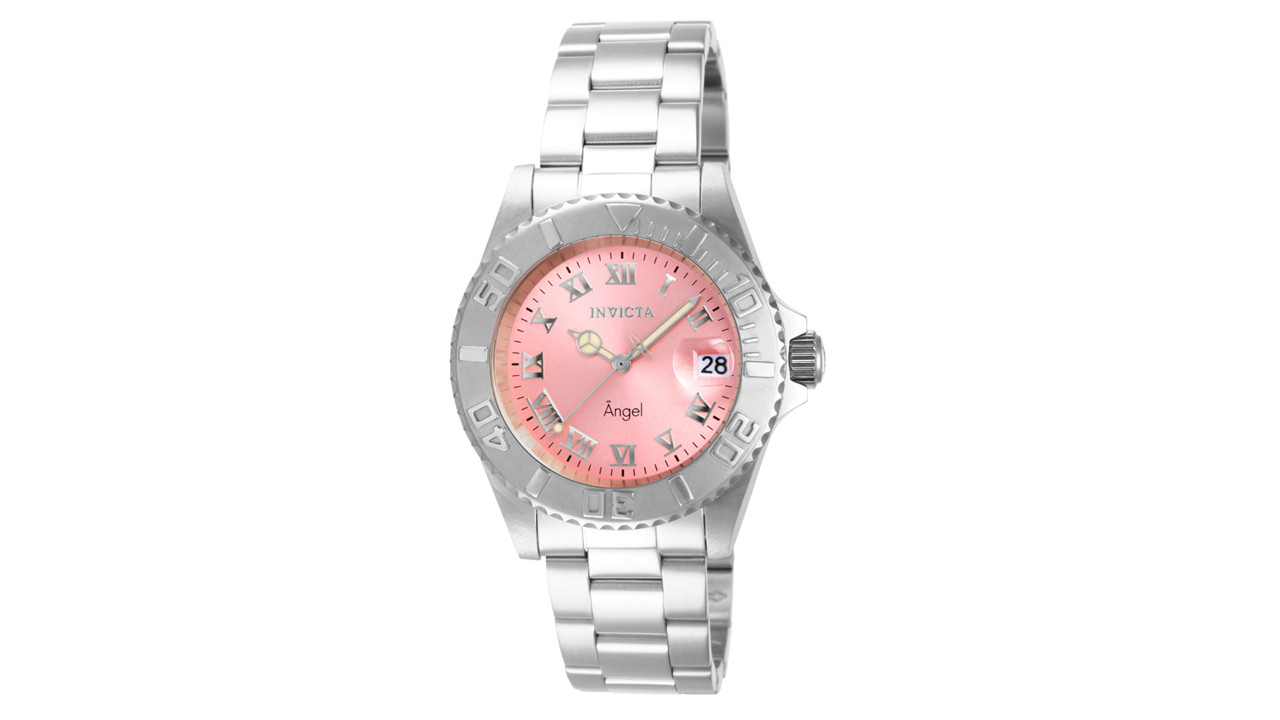 Invicta Angel Women’s Stainless Steel Pink & Silver 40mm