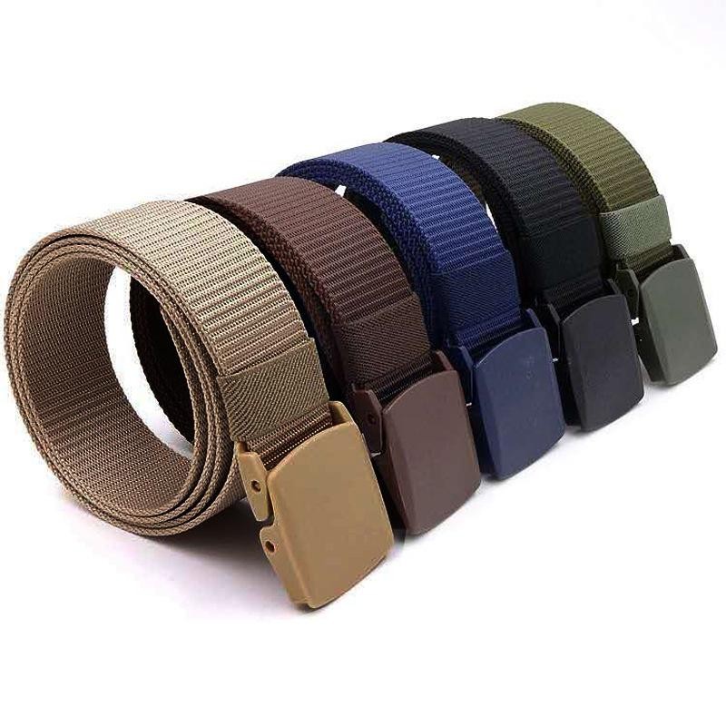Automatic Bucklelight Comfortable Non-metal Military Nylonbelt Outdoor Hunting M
