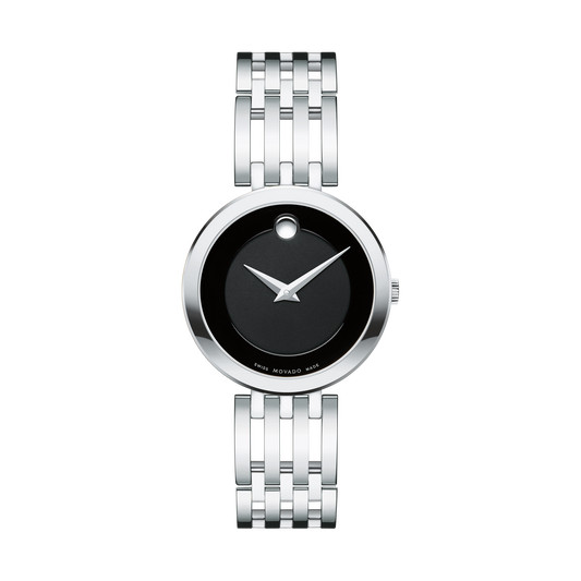 MOVADO Women’s Esperanza 28mm Stainless Steel Watch, Silvertone