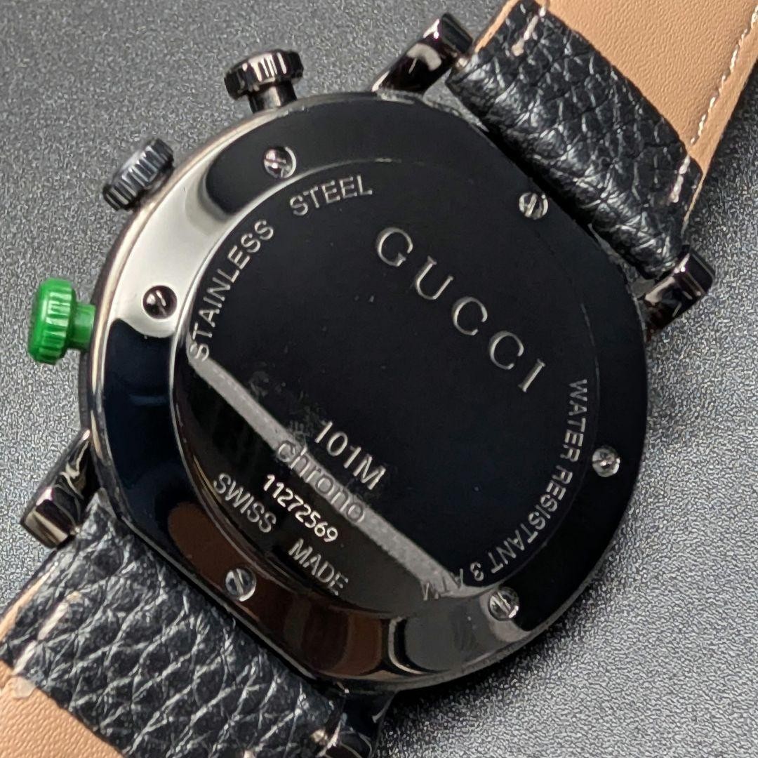 GUCCI G Chrono Small Seconds Quartz Black Men’s Watch 101M