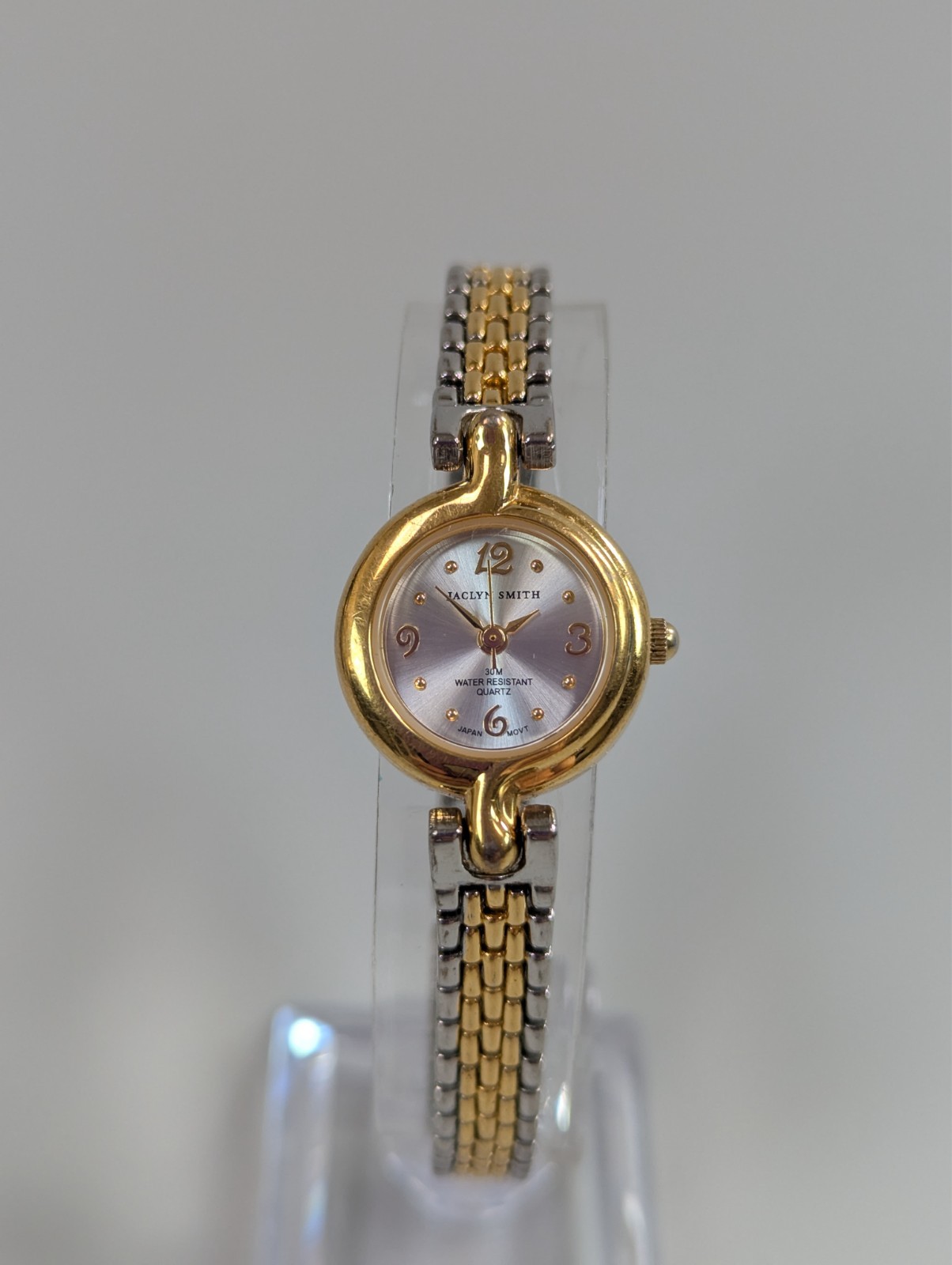 Jaclyn Smith Gold with Silver dial and gold & silver 2 tone band 20mm