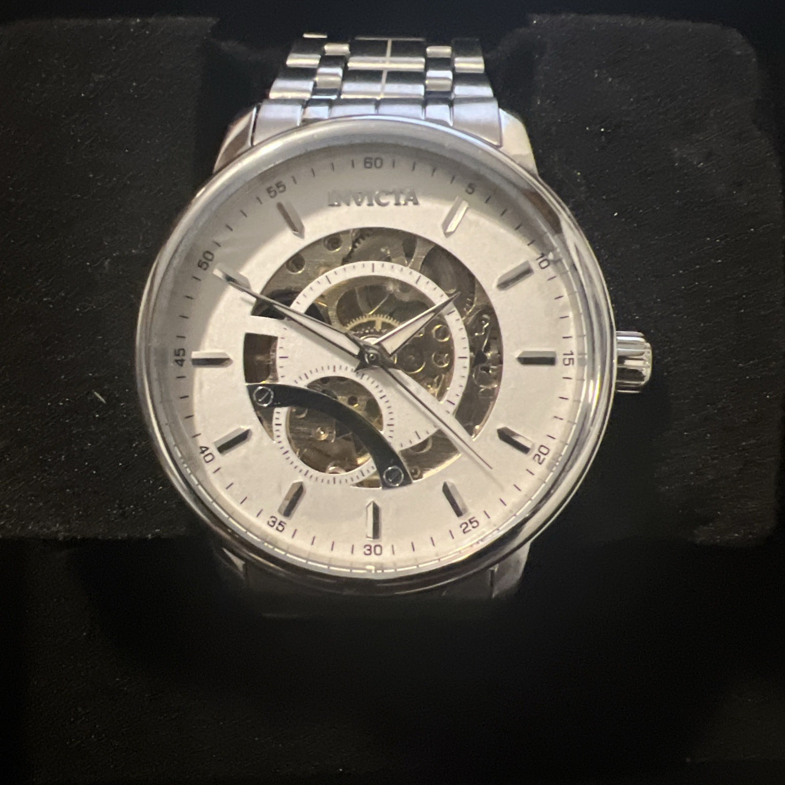 Invicta Men’s Watch Objet D Art Automatic Silver Stainless Steel Bracelet 69117