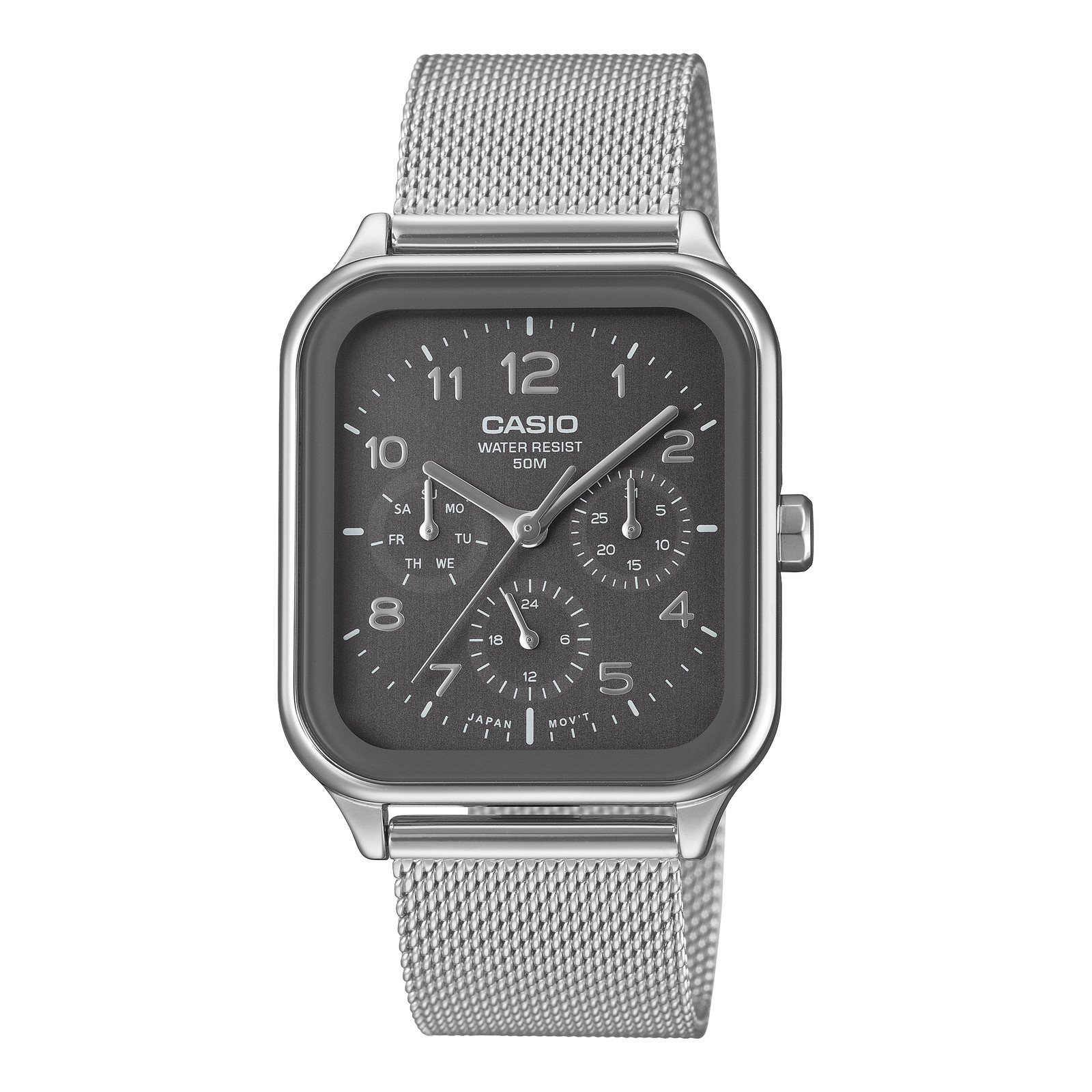 CASIO MTP-M306M-8AV NEW QUARTZ ANALOG GRAY DIAL MEN’S WATCH