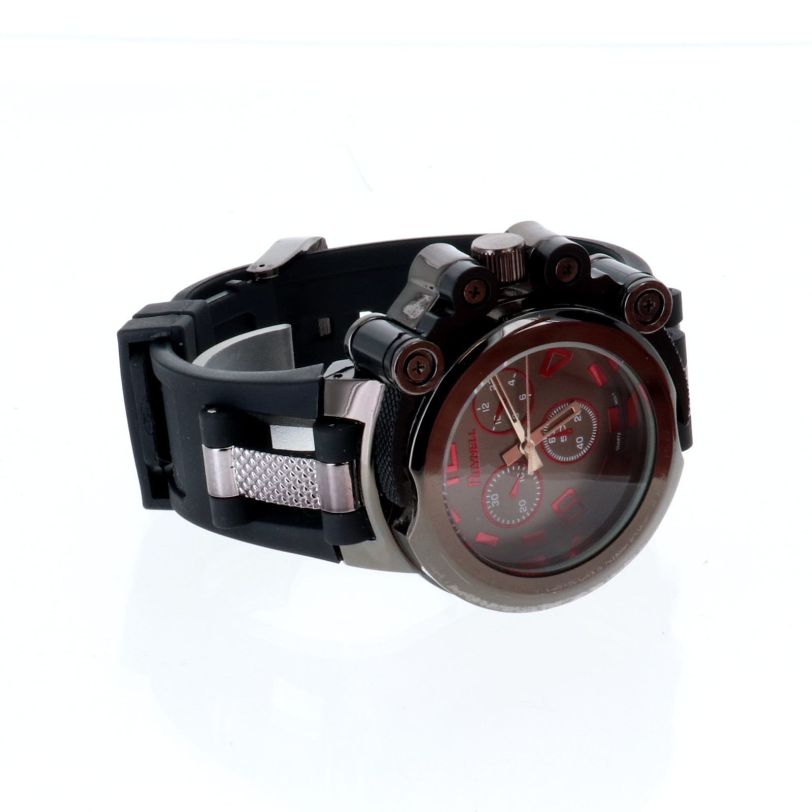 Raynell Chono-Style Heavy & Oversized Men’s Watch Rubber Band 55mm Wide