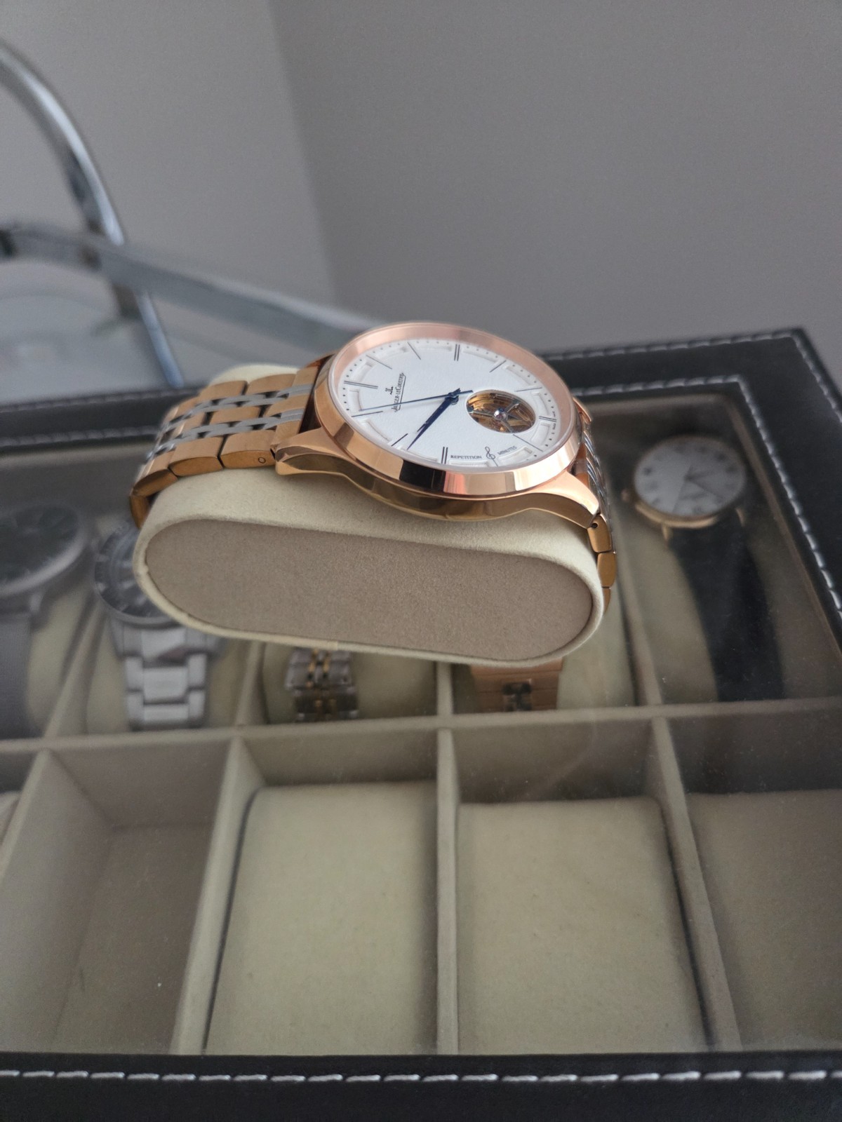 Automatic Open Heart Wristwatch Two-Tone Bracelet – Jaeger-LeCoultre