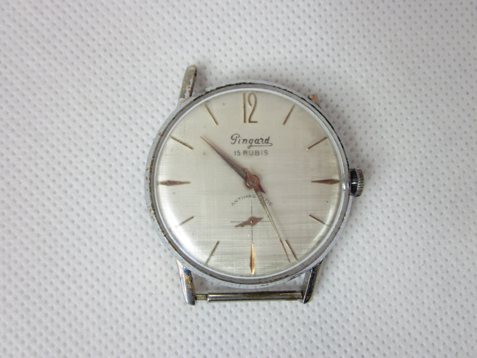 PINGARD 15 RUBIES SWISS VINTAGE MOVEMENT OK DIAL WRISTWATCH FOR MEN