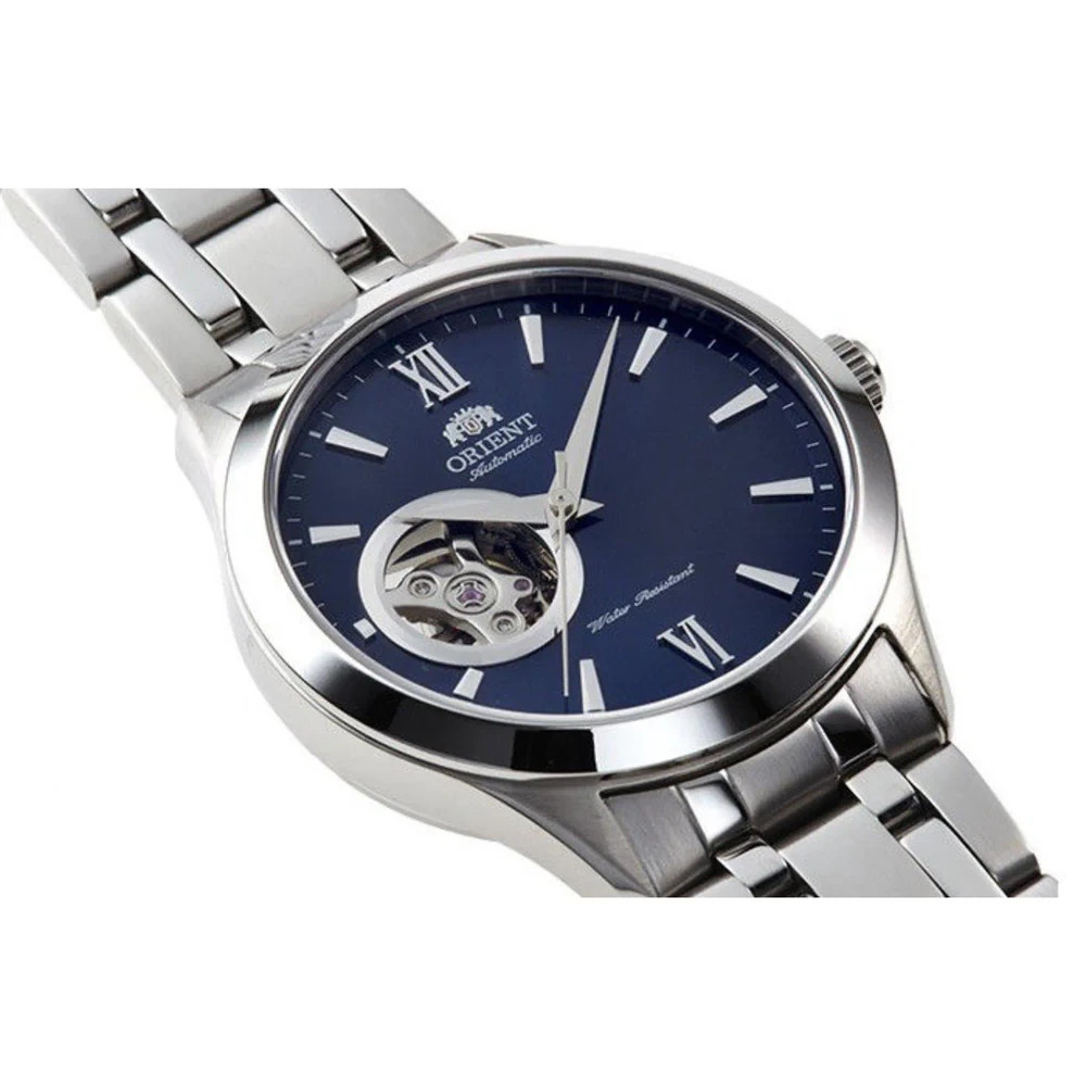 Orient Contemporary Men’s Automatic Watch TAG03001D0 Open Heart Blue Dial 50M