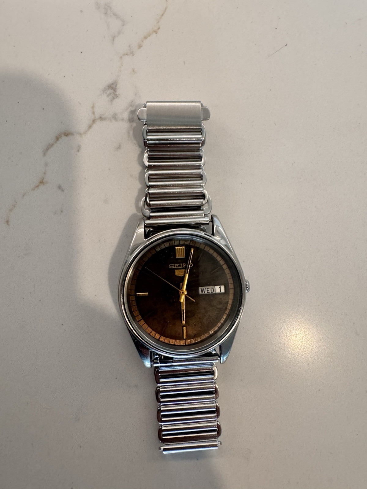 Vintage Seiko 5 Tropical Dial – Bonklip Bracelet Men’s