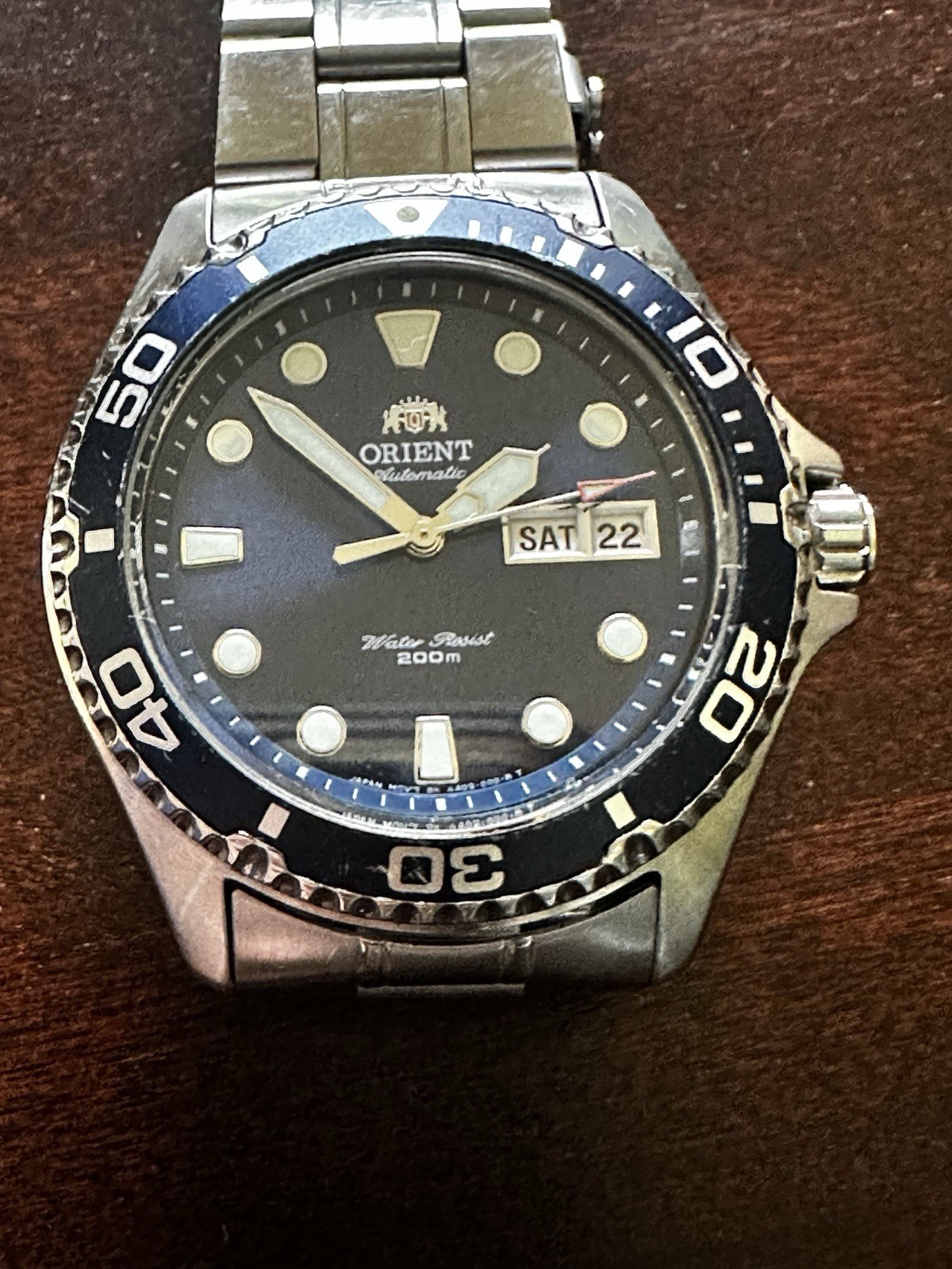 ORIENT RAY II 2 Automatic Watch AA02-C7-A Blue Dial