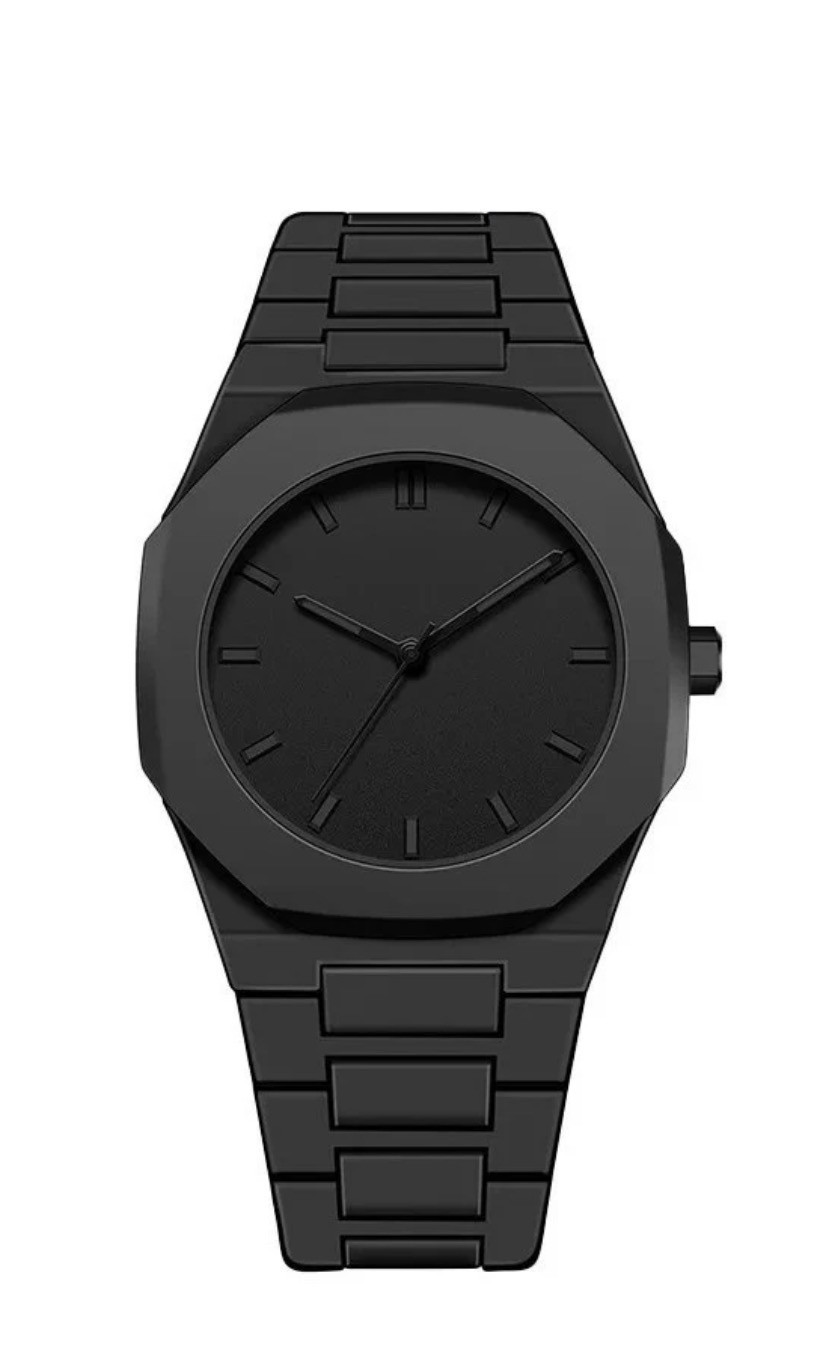 Fashion Unisex Quartz Watch Silicone Wristband Minimalist Design Sports