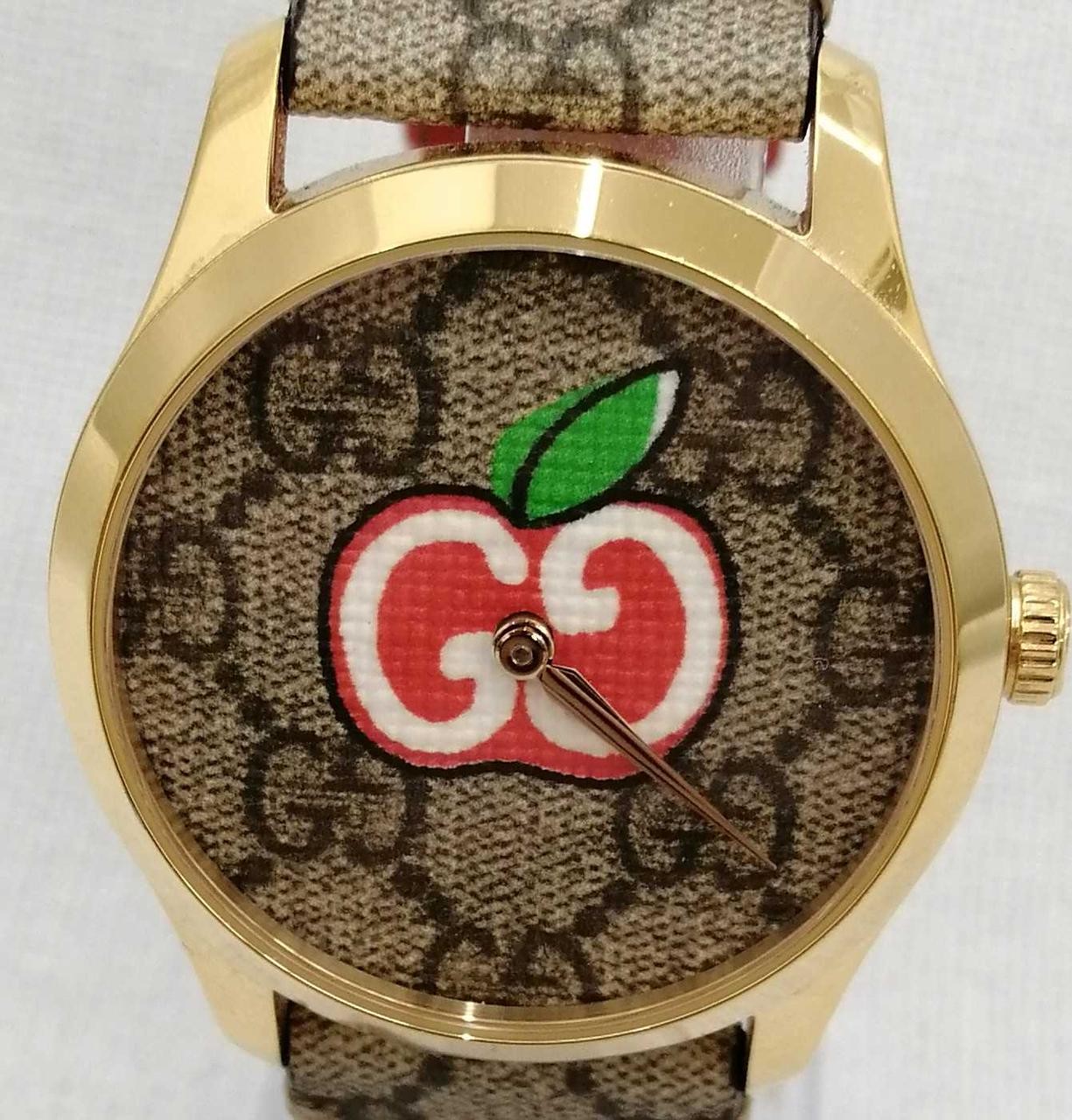 [B1N] Gucci G-Timeless YA126401 / 126.4 Medium Quartz Analog Watch [t9v]