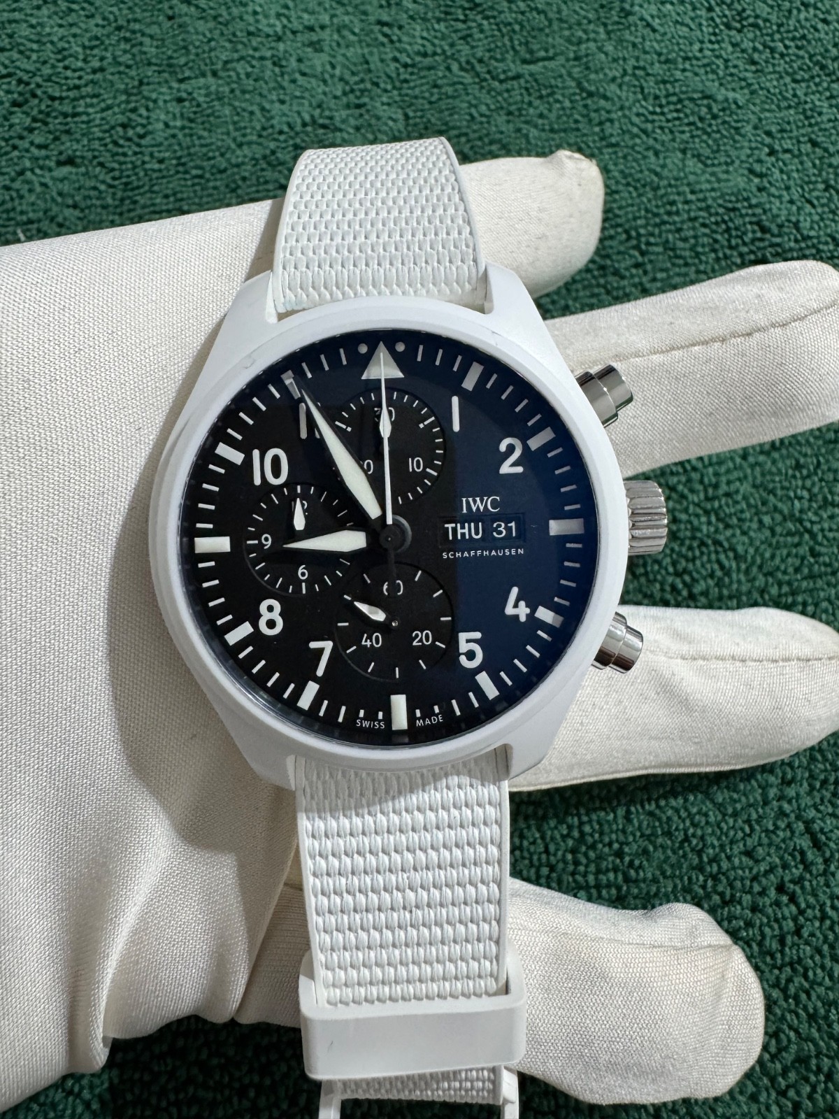 IWC Pilot’s Watch Black Unisex Adult Watch – IW389105