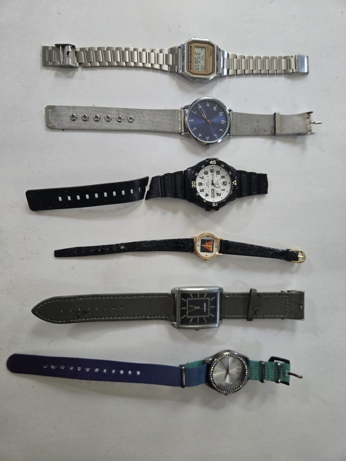 Random Watches,casio And Others. As Is! Watch Lot