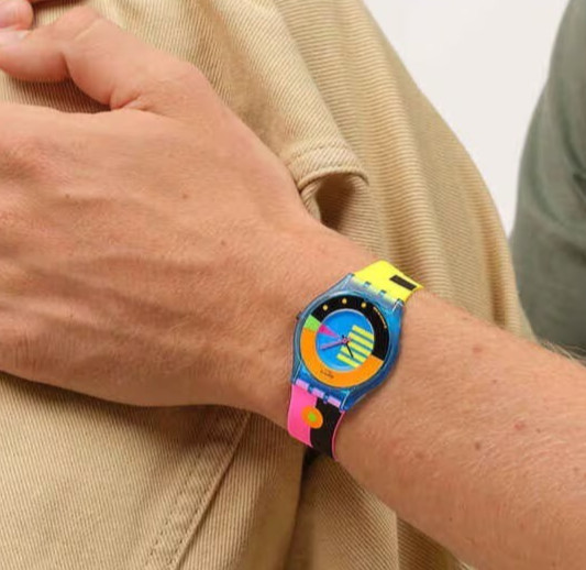 [swatch] NEON FLUMOTIONS SS08S101 Quartz Multicolor NEW