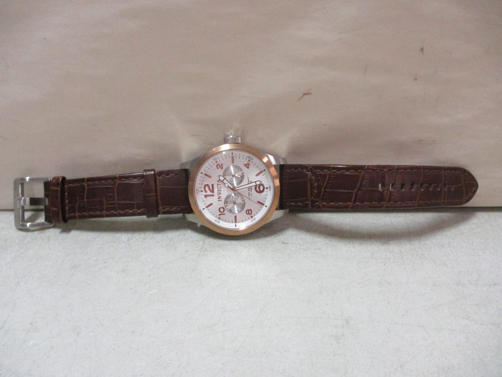 Invicta Mens I Force Quartz Multifunction Watch Model 13010