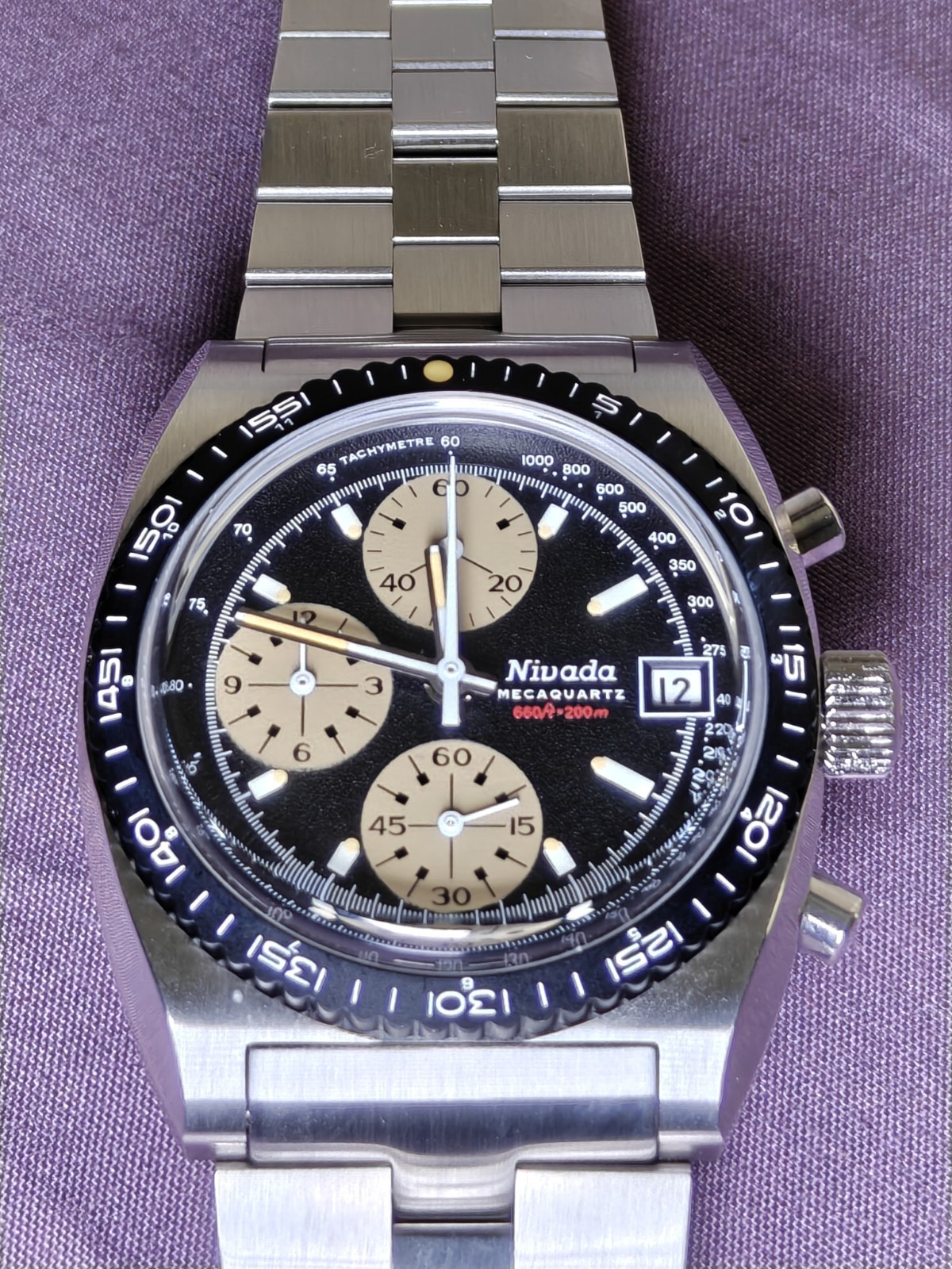 Nivada Grenchen 38mm Autochron – Mecaquartz