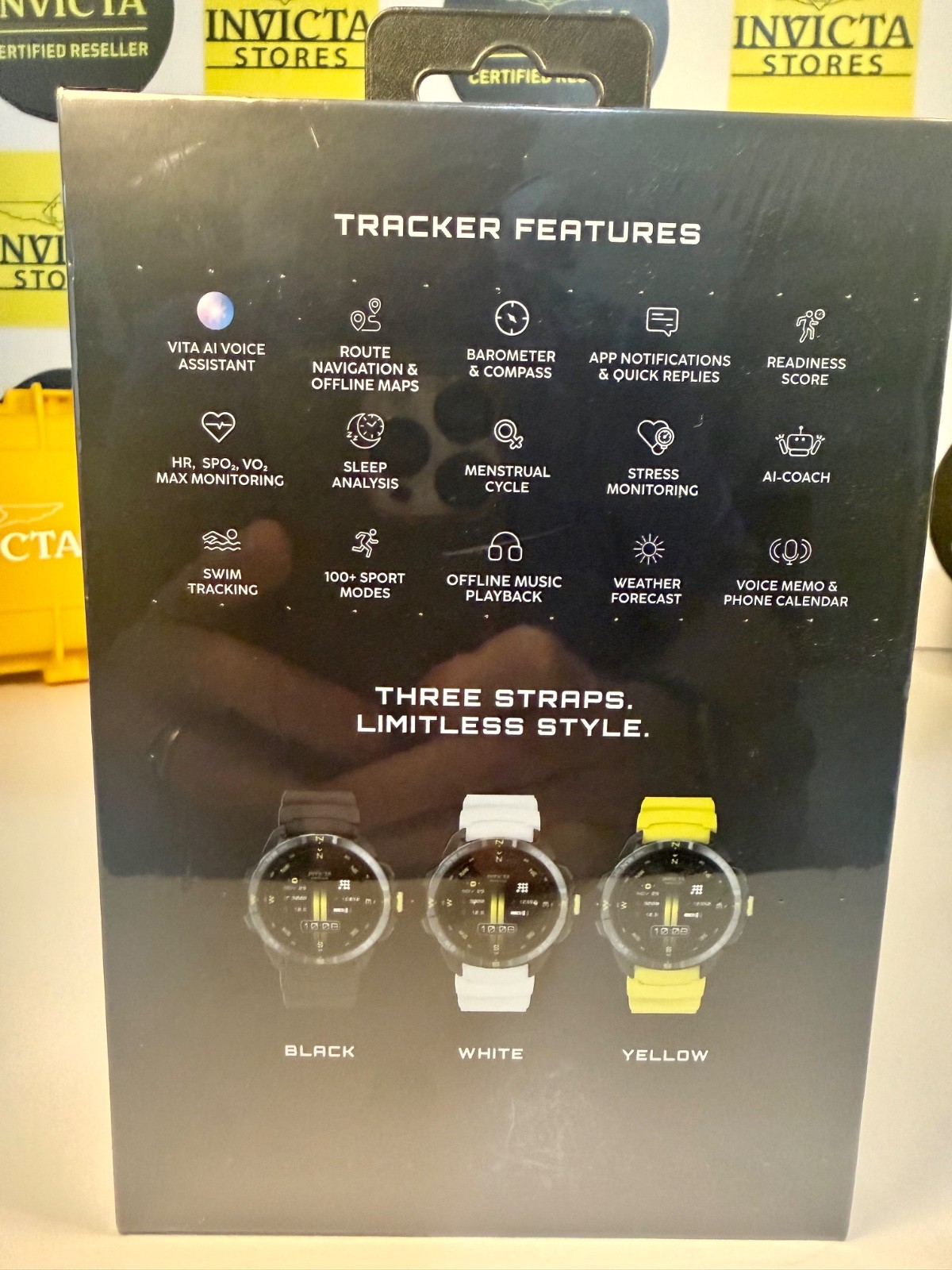 Invicta I-Tech 011 Racing Special Edition Smart watch Black 54mm Silicone Watch